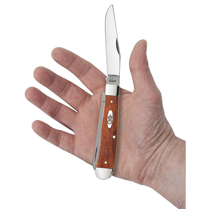 Case Knives Smooth Chestnut Bone Trapper Folding Pocket Knife