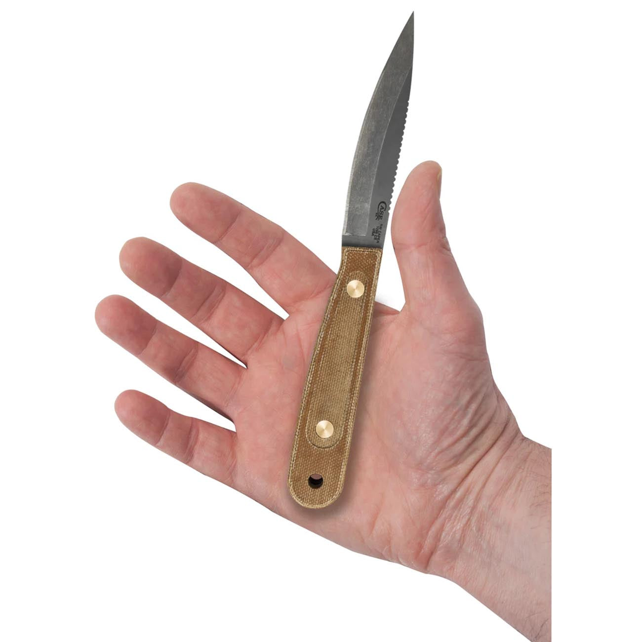 Case Knives Pro Series Roland Welker Smooth Natural Micarta RW Caper