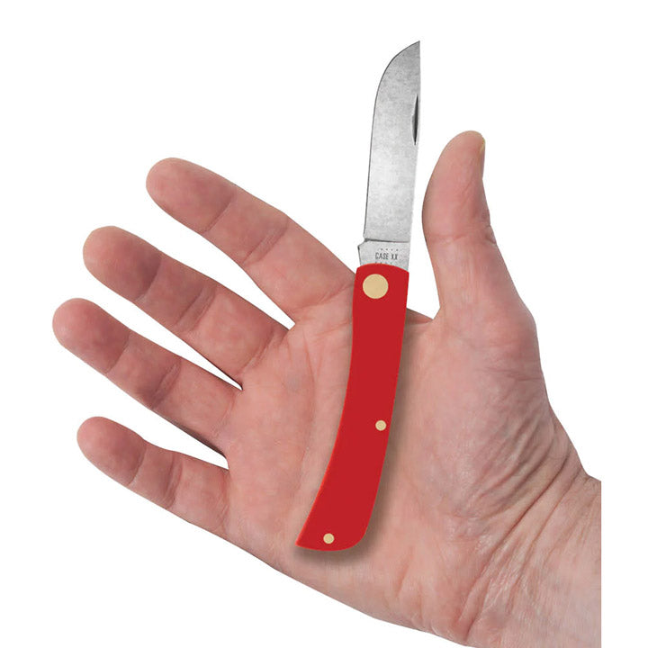 Case Knives American Workman Smooth Red Synthetic Sod Buster Jr Folding Pocket Knife