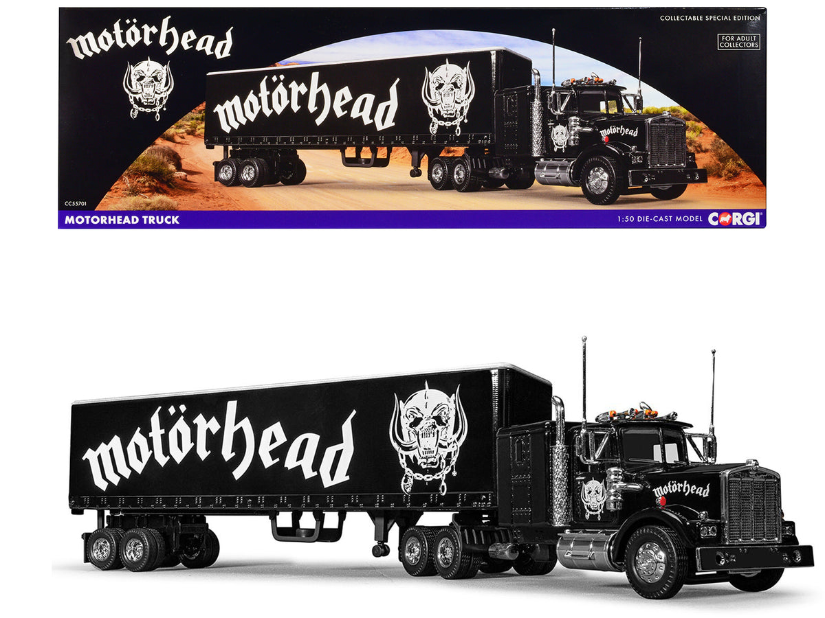 "Motorhead" Transport Truck Black 1/50 Diecast by Corgi