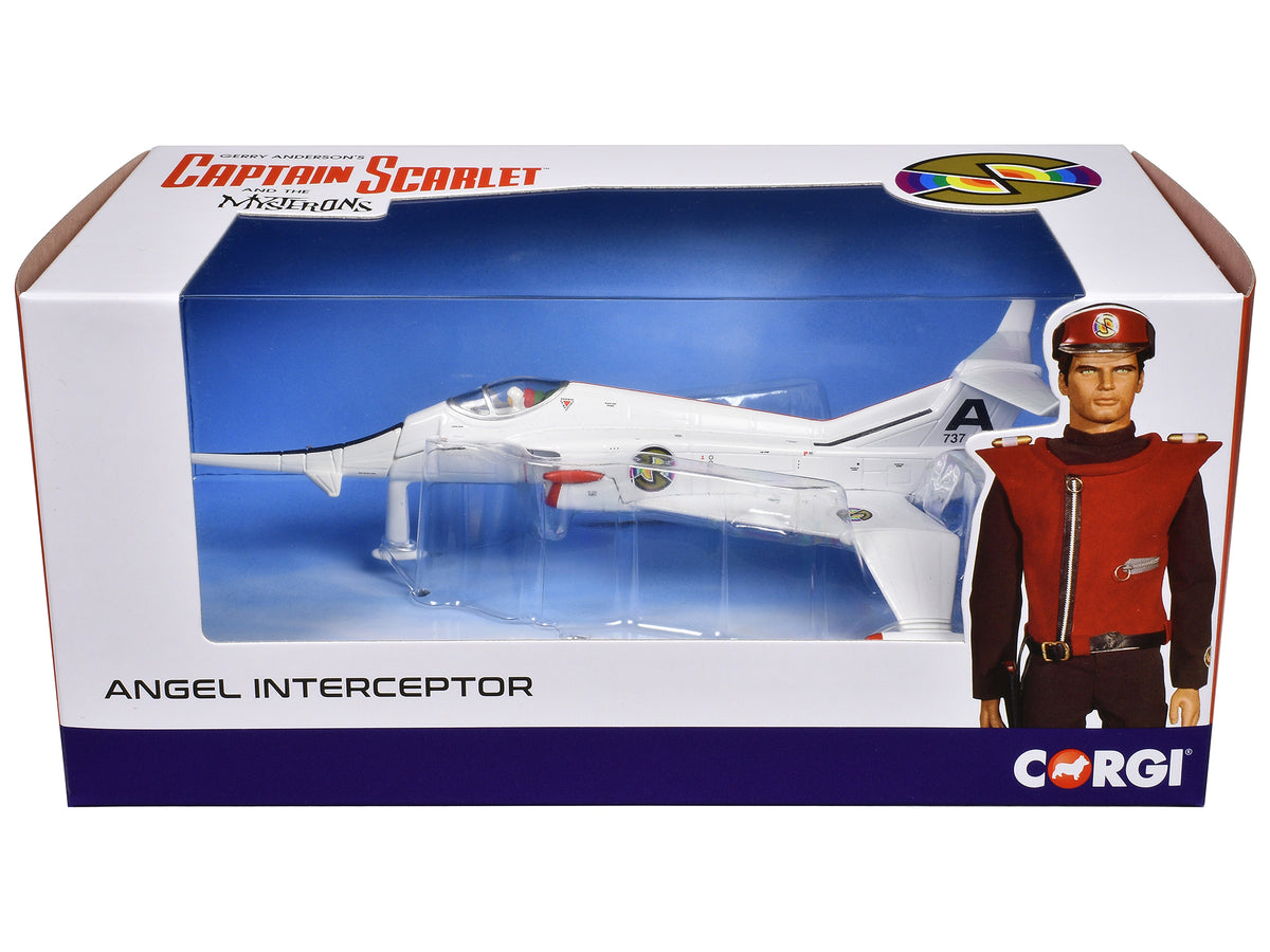 Angel Interceptor Aircraft "World Army Air Force" White Diecast by Corgi