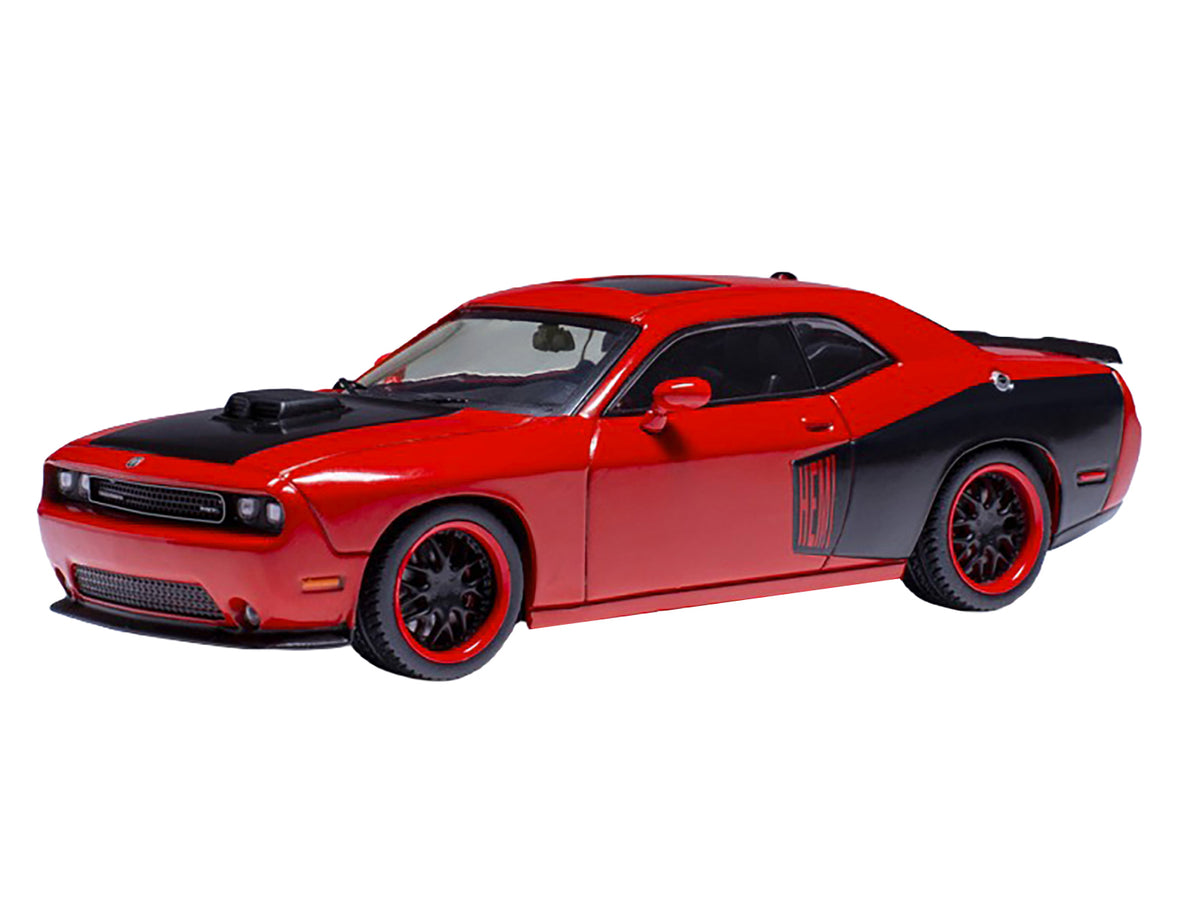 2009 Dodge Challenger SRT8 Red with Black Accents 1/43 Diecast by IXO Models