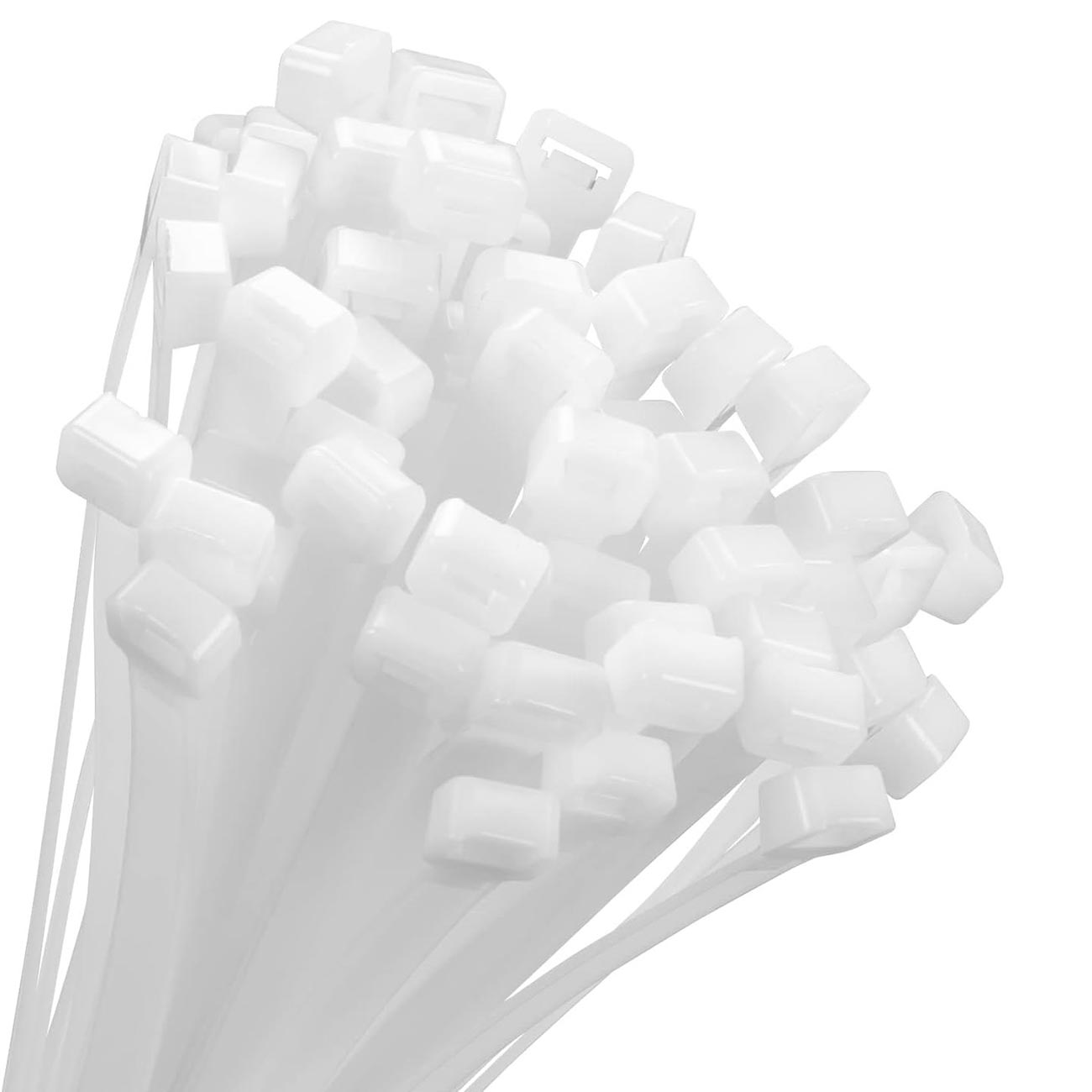 Xscorpion 8" Wire Ties - White (100 count)