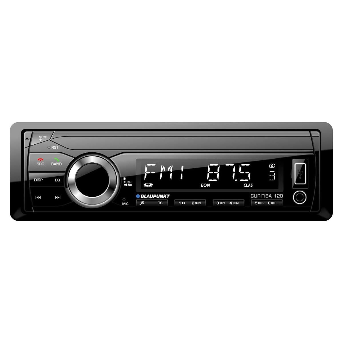 Blaupunkt Detachable Face Mechless AM/FM Receiver with Bluetooth & USB Inpu