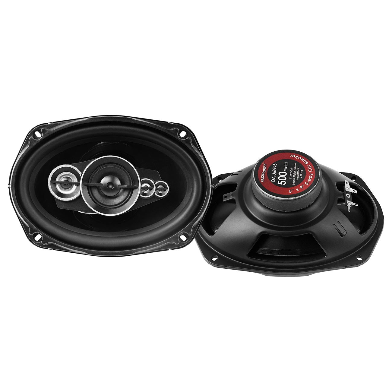 Audiodrift 6x9" 5-Way Speakers 500W Max