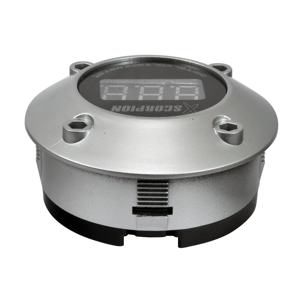 XSCORPION VOLTMETER DIGITAL 3 DIGIT LED DISPLAY SILVER