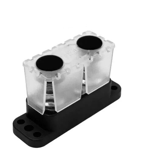 EGIS PowerBar Dual M10 (3/8) Wtron Studs - 250A w-Cover Retail Pack
