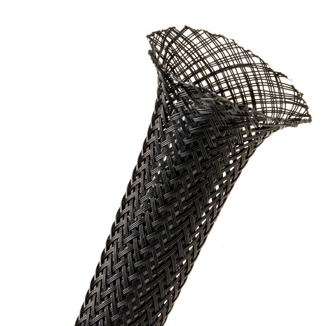 XSCORPION 3/4" Expandable Braided Sleeve - Black (100 feet)