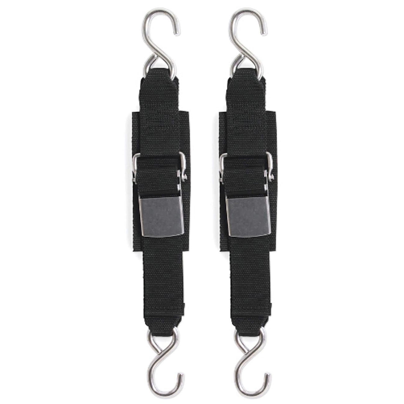 BoatBuckle Stainless Steel Kwik Lok Transom Tie-Down (Pair)