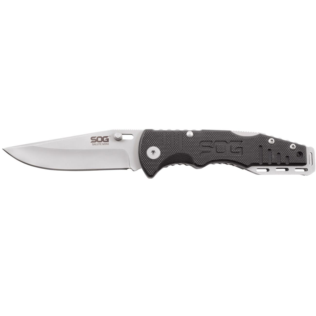 SOG Salute Mini- Bead Blast G10 Handle 3.1" Folding Knife