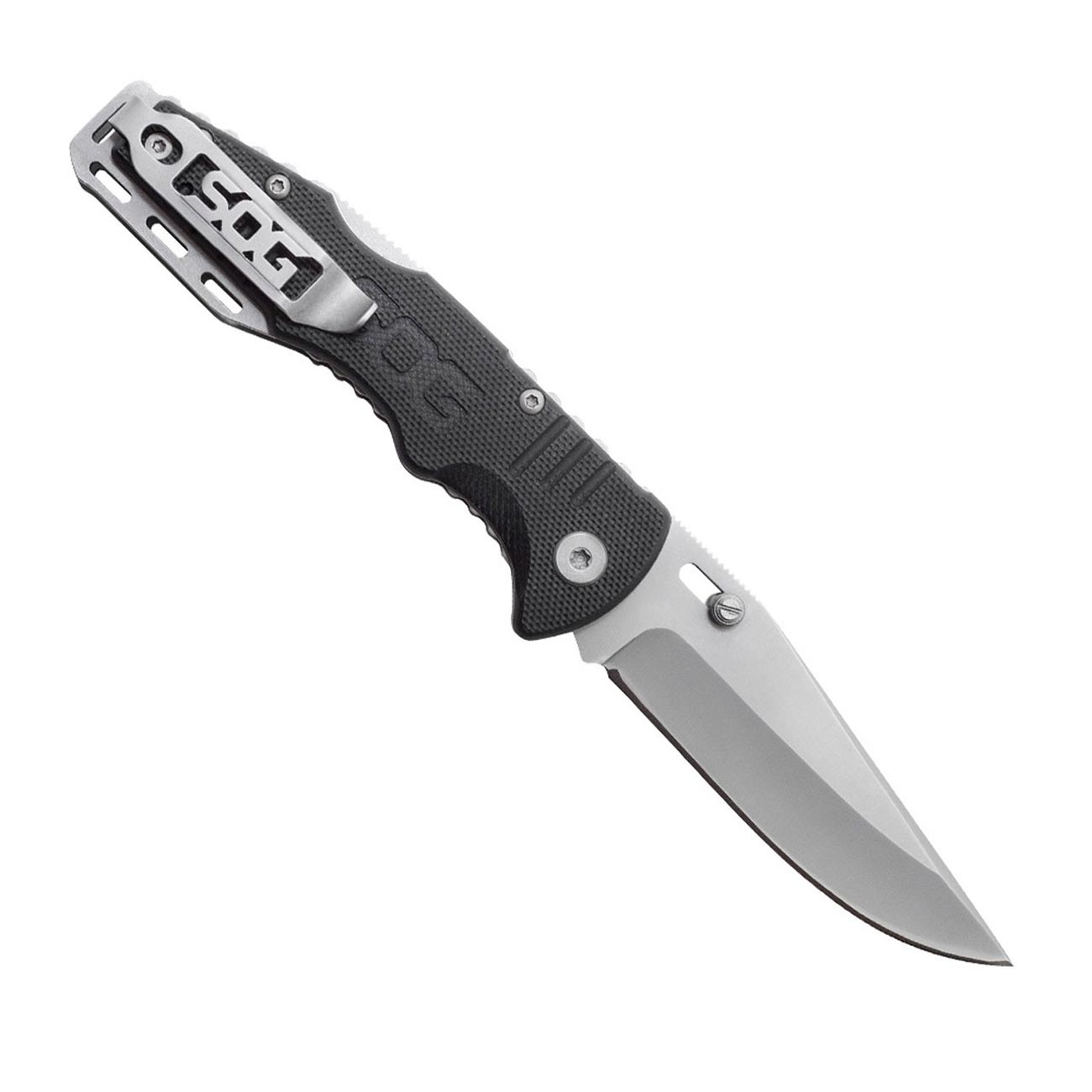 SOG Salute Mini- Bead Blast G10 Handle 3.1" Folding Knife