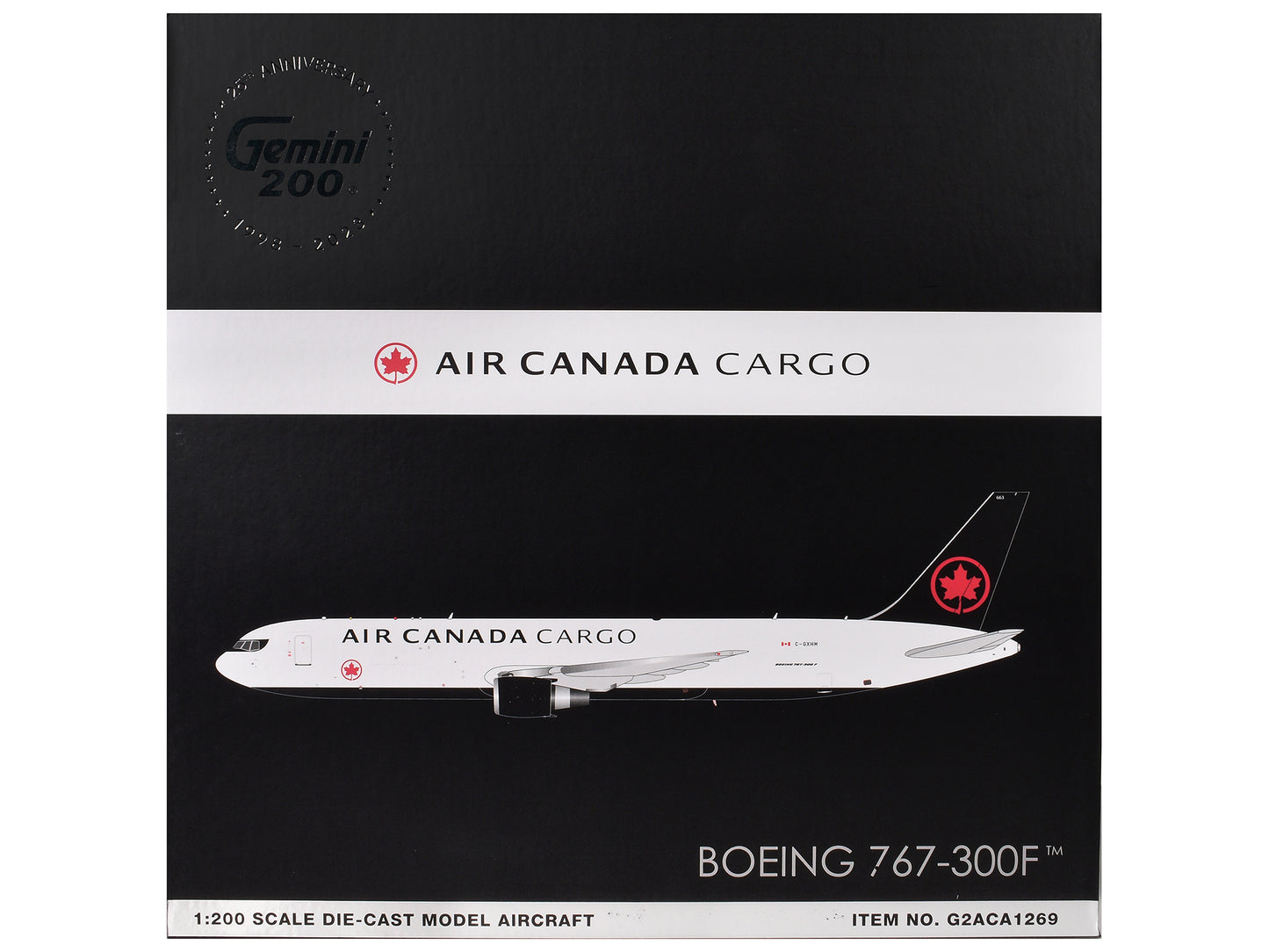 Boeing 767-300F Commercial Aircraft "Air Canada Cargo" (C-GXHM) White with Black Tail "Gemini 200" Series 1/200 Diecast Model Airplane by GeminiJets <h2>Boeing GeminiJets</h2> <p>High-quality car perf