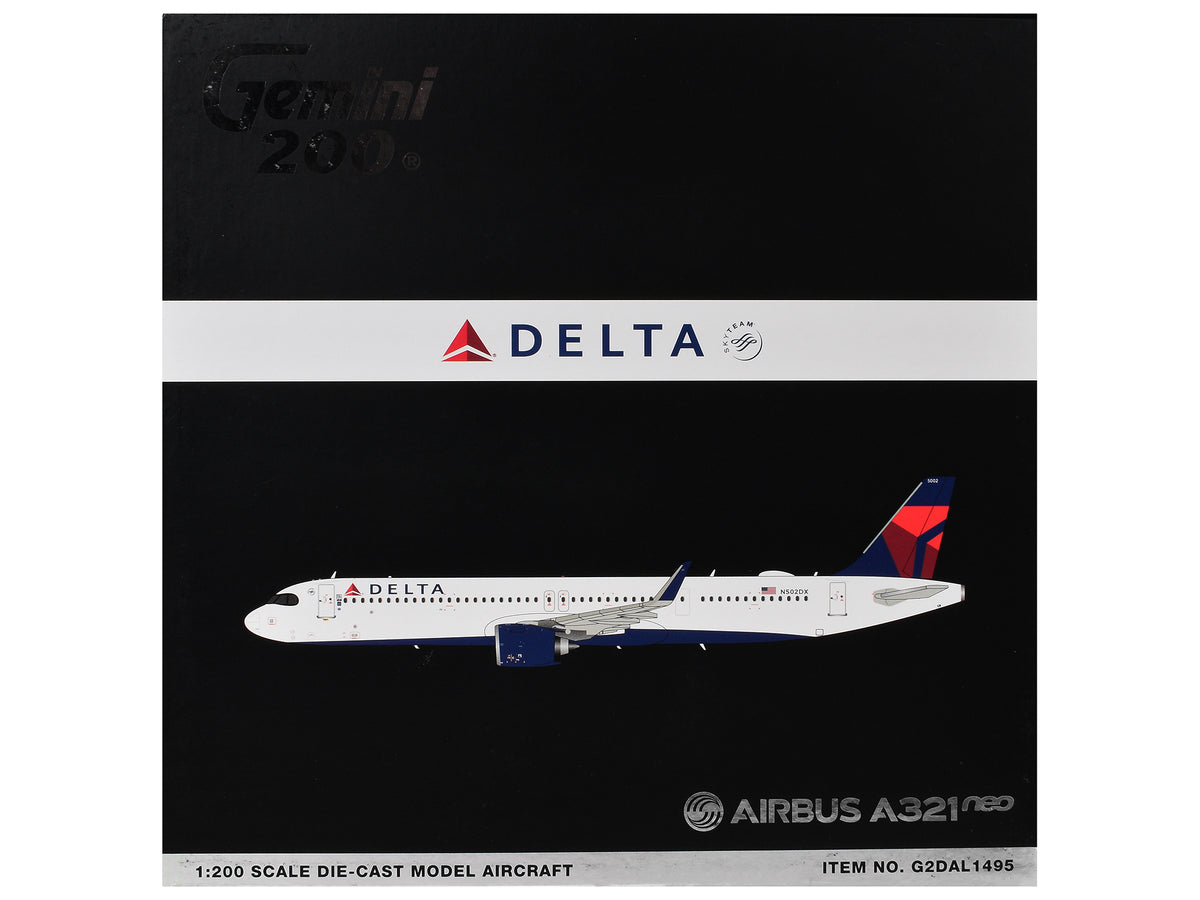 Airbus A321neo Commercial Aircraft (N502DX) 1/200 Diecast Aircraft - GeminiJets