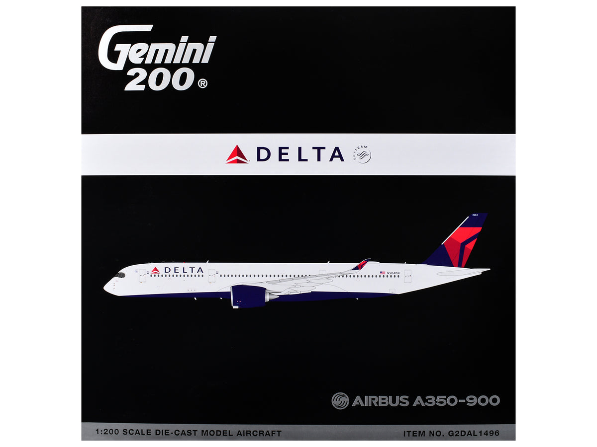 Airbus A350-900 Commercial Aircraft (N504DN) 1/200 Diecast Aircraft - GeminiJets