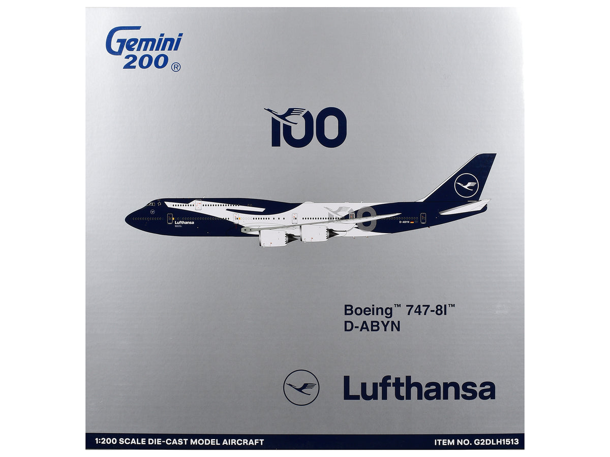 Boeing 747-8I Commercial Aircraft (D-ABYN) 1/200 Diecast Aircraft - GeminiJets