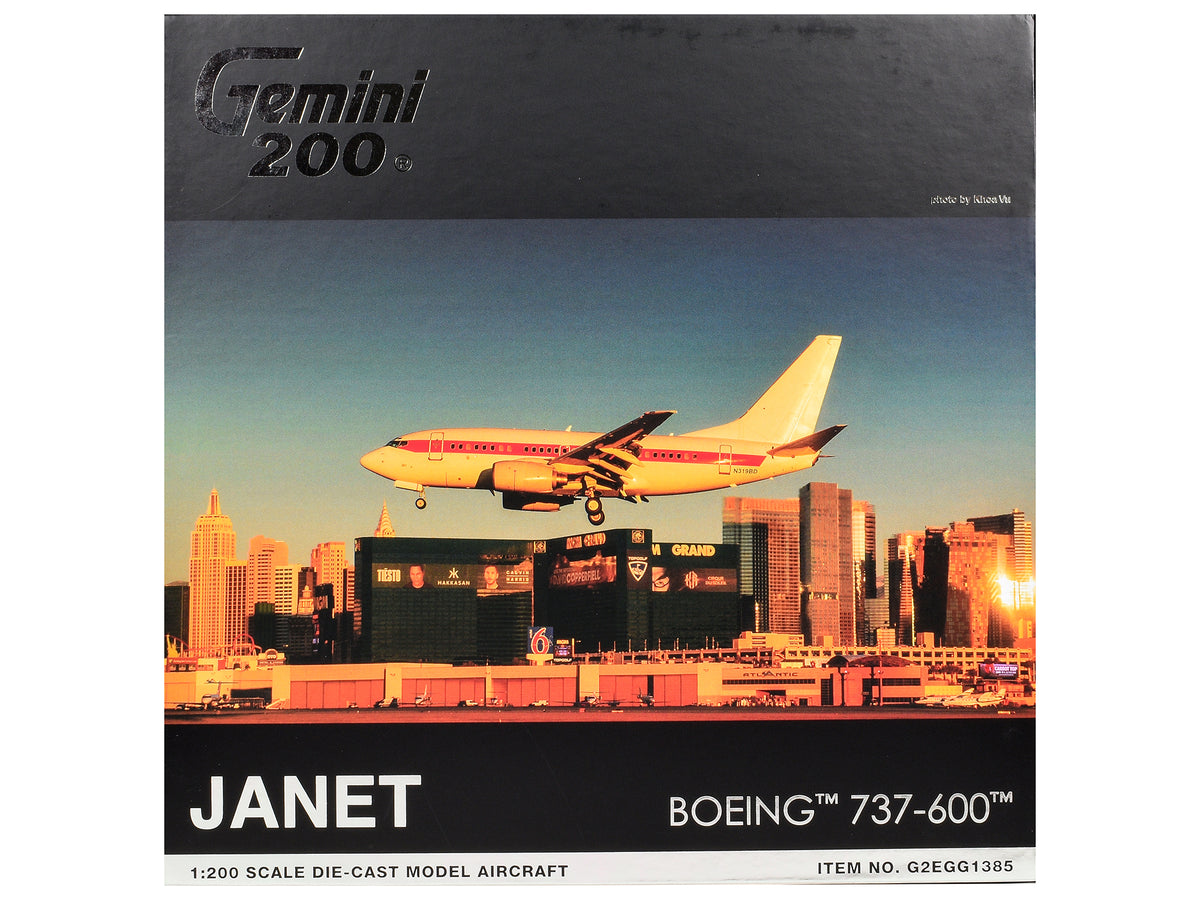 Boeing 737-600 Commercial Aircraft (N319BD) 1/200 Diecast Aircraft - GeminiJets