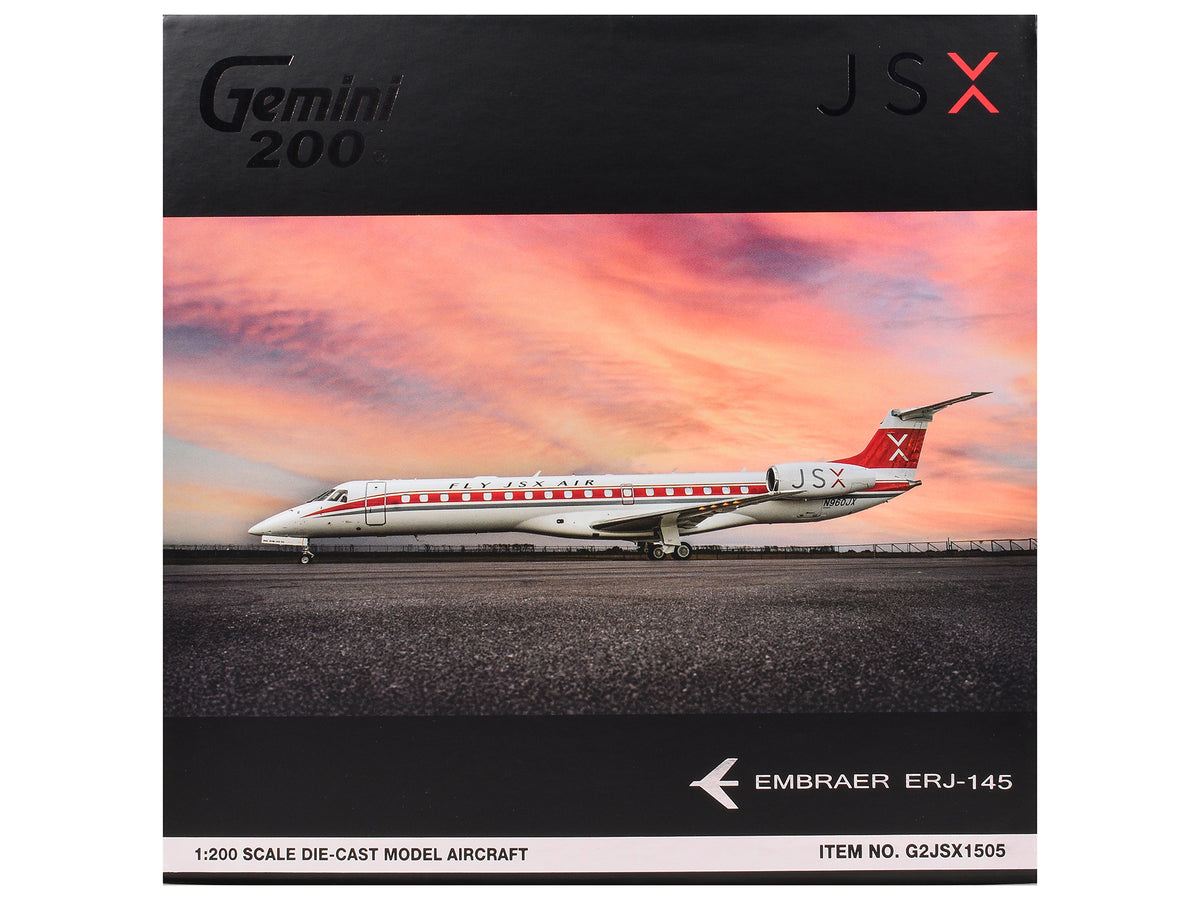 Embraer ERJ-145 Commercial Aircraft (N960JX) 1/200 Diecast Aircraft - GeminiJets