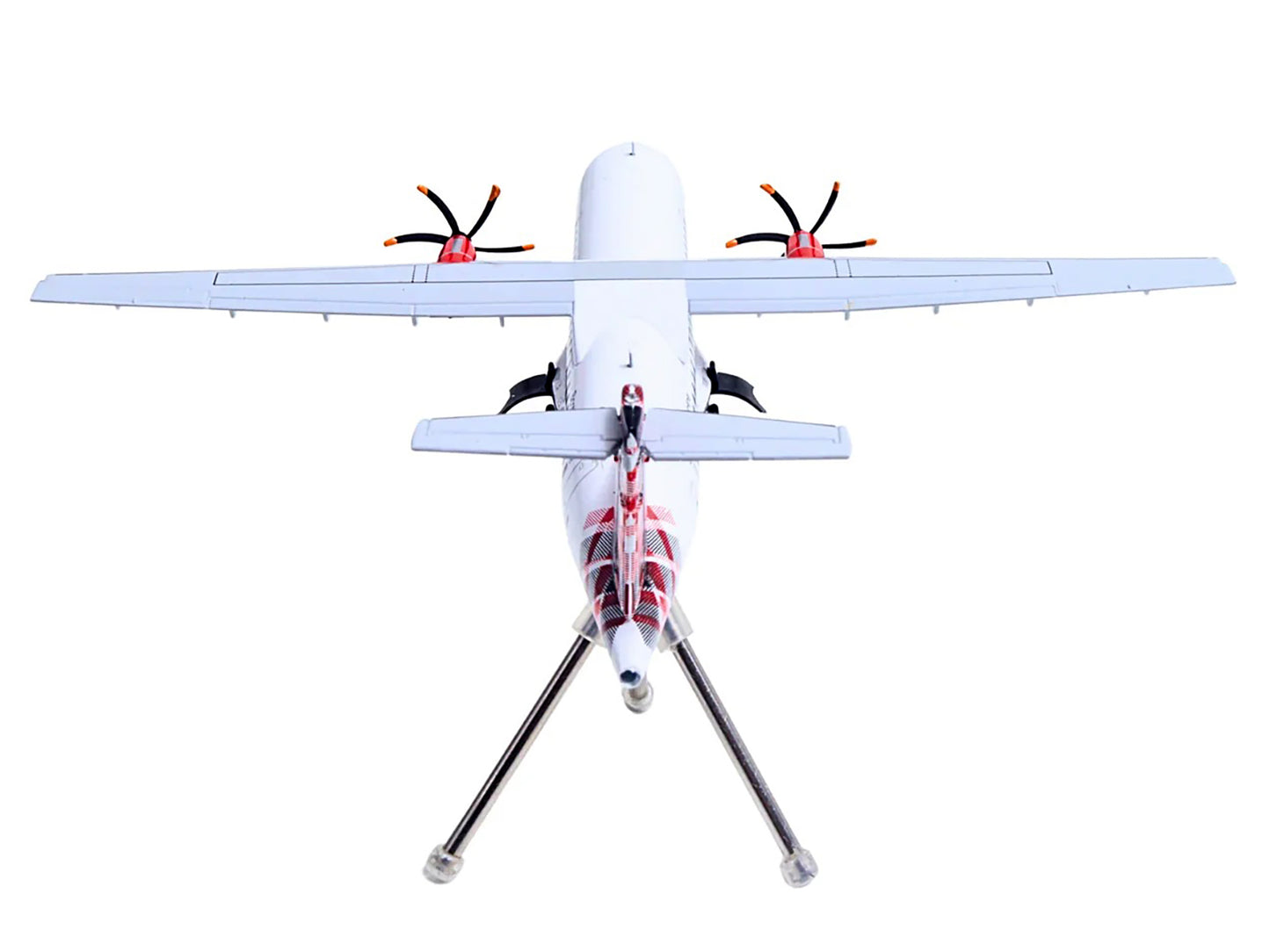 ATR 72-600 Commercial Aircraft "Loganair - Scotland's Airline" (G-LMTE) White with Red Plaid Tail "Gemini 200" Series 1/200 Diecast Model Airplane by GeminiJets <h2>ATR GeminiJets</h2> <p>High-quality