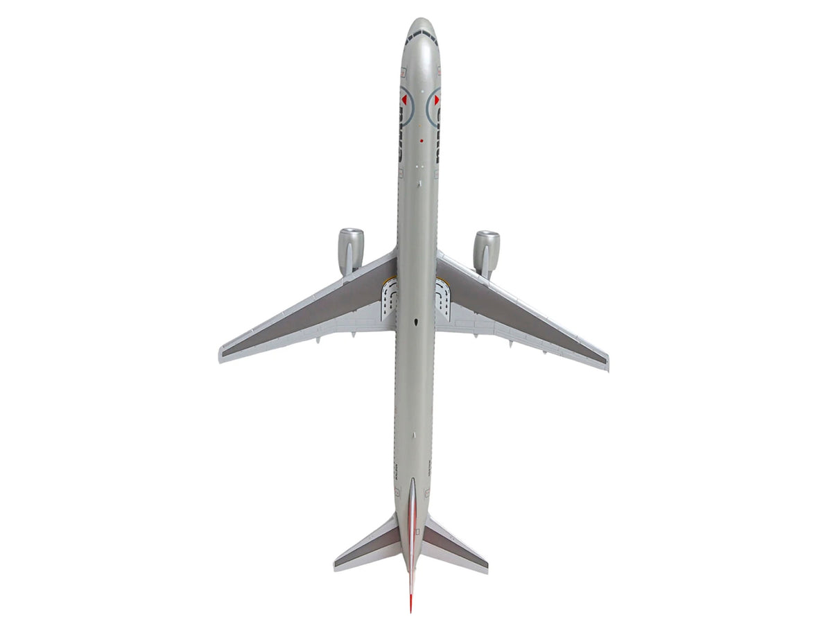 Boeing 757-300 Commercial Aircraft "Northwest Airlines" (N587NW) Silver with Red Tail "Gemini 200" Series 1/200 Diecast Model by GeminiJets