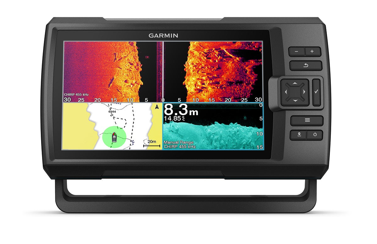 Garmin Striker Vivid 9sv 9in Wtron Fishfinder GPS Track Plotter With GT52