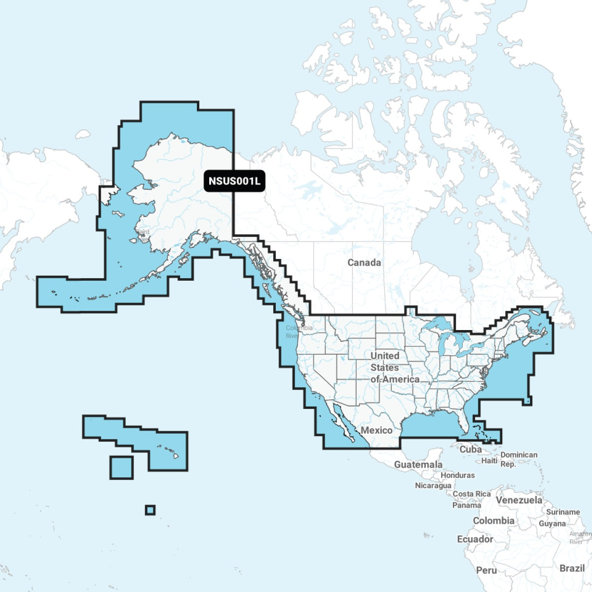 Garmin NSUS001L Navionics+ U.S. Wtron & Coastal Canada microSD
