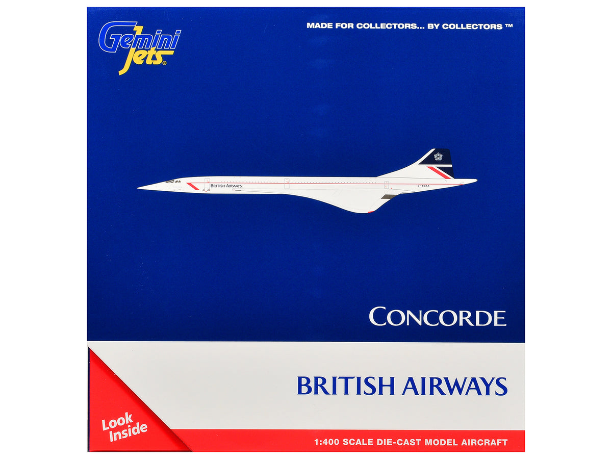 BAC/Aerospatiale Concorde Commercial 1/400 Diecast Aircraft - GeminiJets