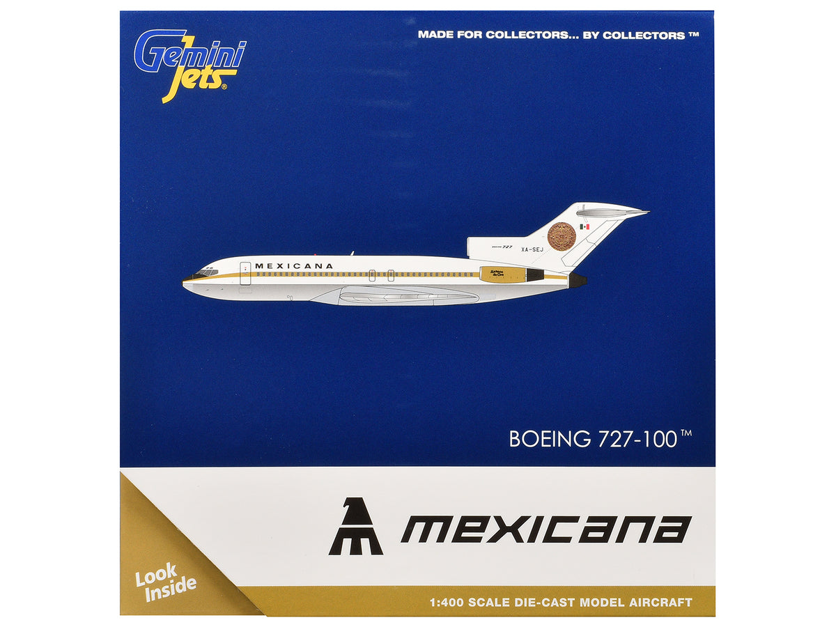 Boeing 727-100 Commercial Aircraft (XA-SEJ) 1/400 Diecast Aircraft - GeminiJets