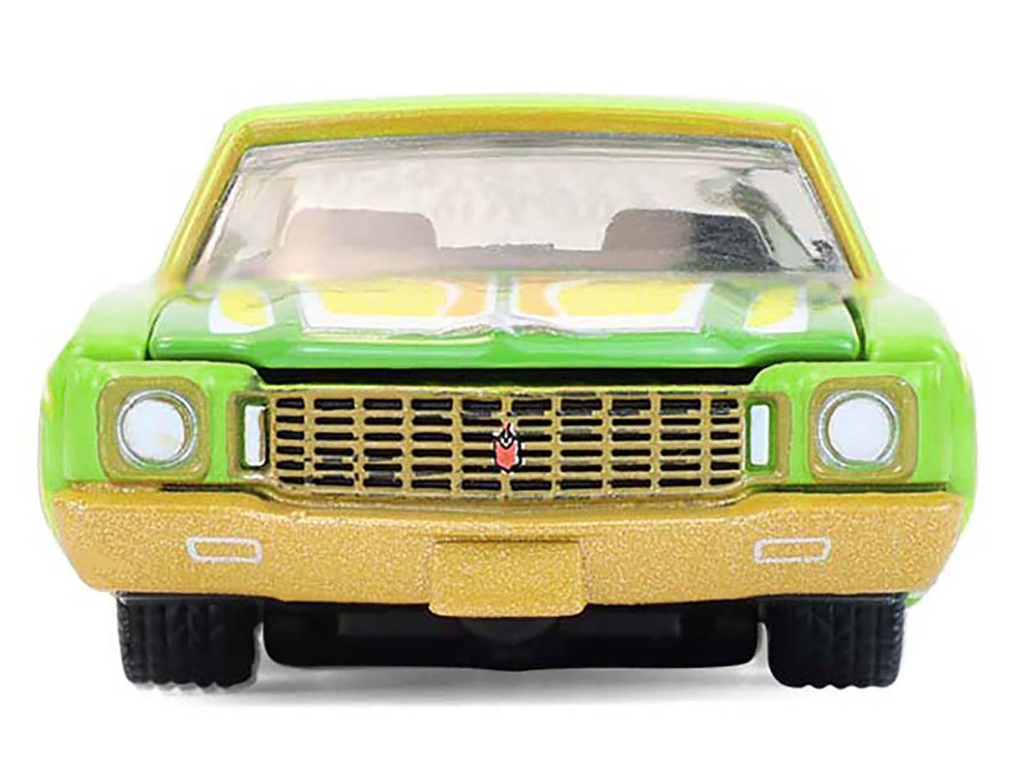 GreenLight 1970 Chevrolet Monte Carlo Lowrider "Michael Heralda Special Edition" Lime Green with Graphics "Hobby Exclusive" Series 1/64 Diecast Model Car by <h2>1970 Greenlight</h2> <p>High-quality pe