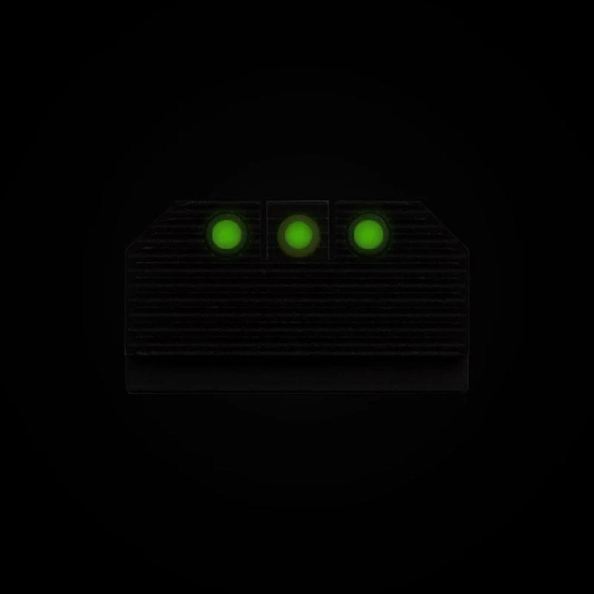 Night Fision Optics-Ready Stealth Series for Glock 17/19/34 Yellow Front Ring/Black Rear Rings