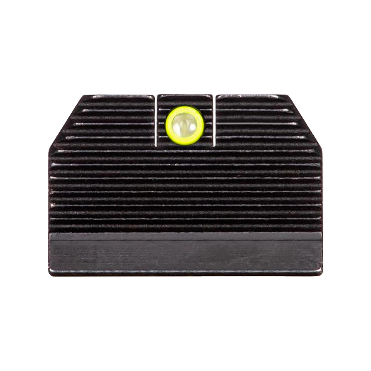 Night Fision Night Sight Set - OEM Glock Height GREEN Fiber Optic Front/Blank Square Rear