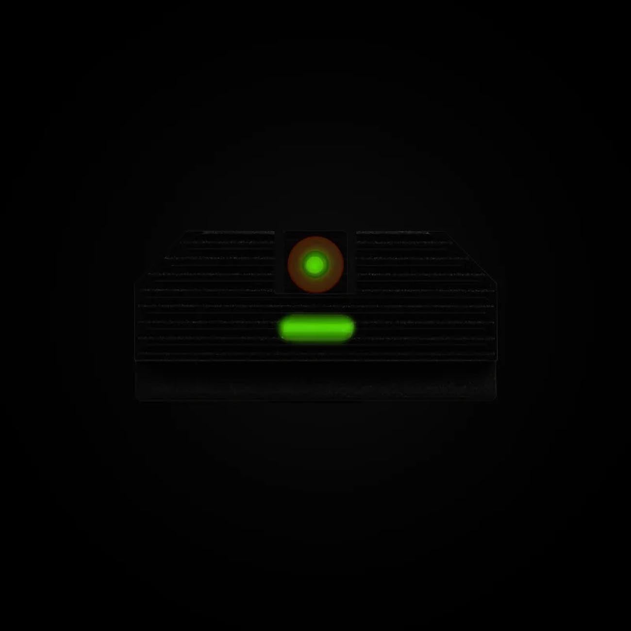 Night Fision Costa Ludus Night Sight Set Glock 42/43/43x/43x MOS Orange Front Ring/Rear Green Bar