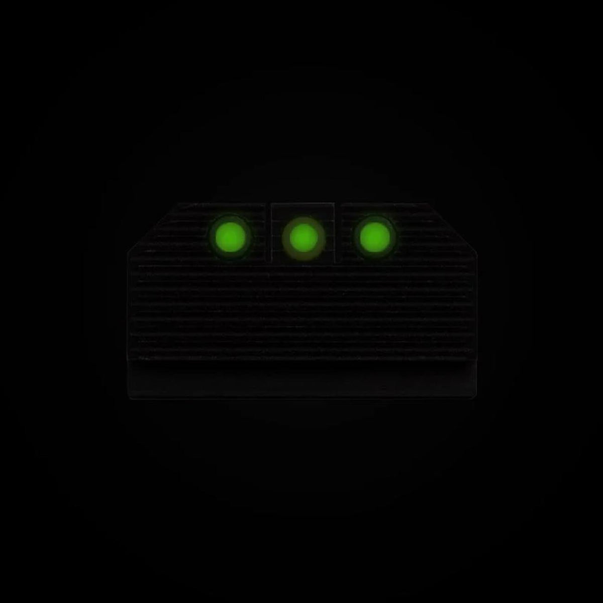Night Fision Optics-Ready Stealth Series for Glock 42/43/43X/43X MOS Black Front Ring/Black Rear