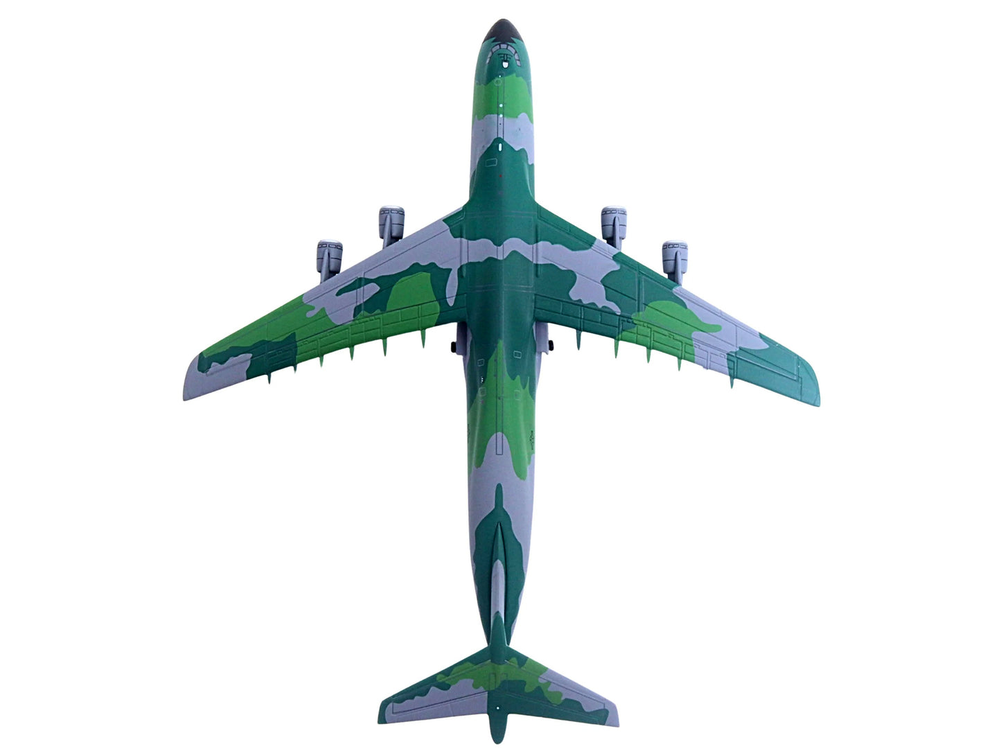 Lockheed C-5M Super Galaxy Transport Aircraft "New York Air National Guard 105th Airlift Wing Stewart Base" United States Force (68-0226) Green Camouflage "Gemini Macs" Series 1/400 Diecast Model Airp