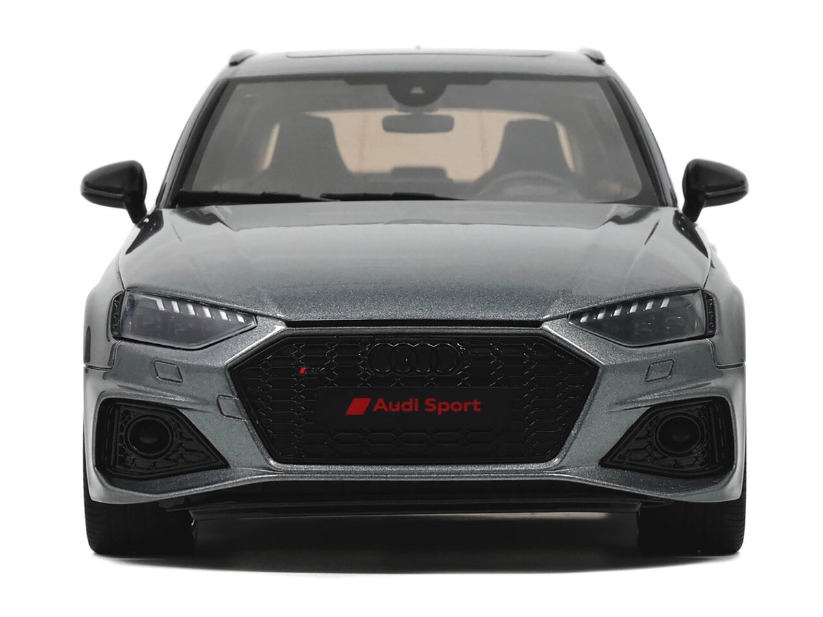 Audi RS 4 Competition Gray Metallic 1/18 Model by GT Spirit