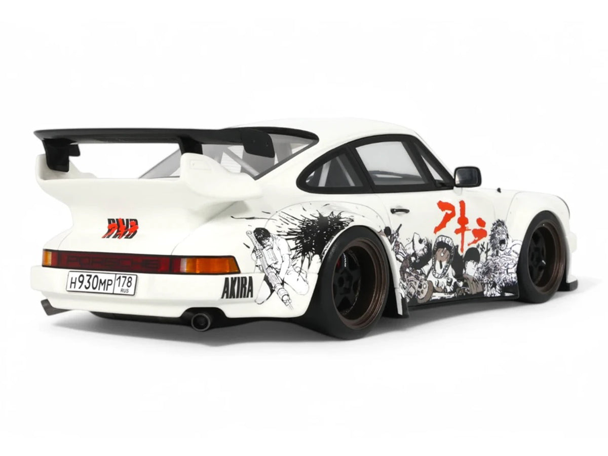 2024 RWB Akira White with Graphics "Akira" (1988) Movie 1/18 Model by GT Spirit