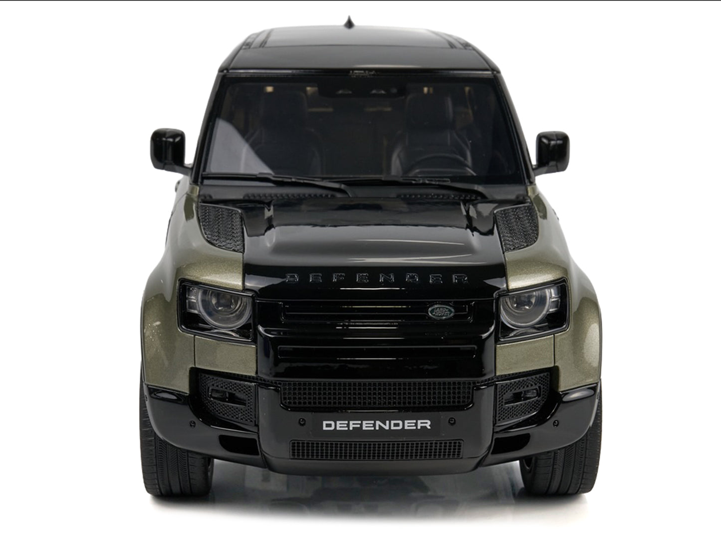 2021 Land Rover Defender 90 P400 X-Dynamic HSE Pangea Green Metallic 1/18 Model Car by GT Spirit