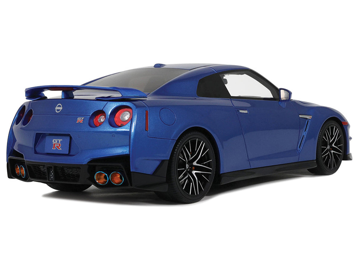 2024 Nissan GT-R Skyline Edition Bayside Blue Metallic 1/18 Model by GT Spirit