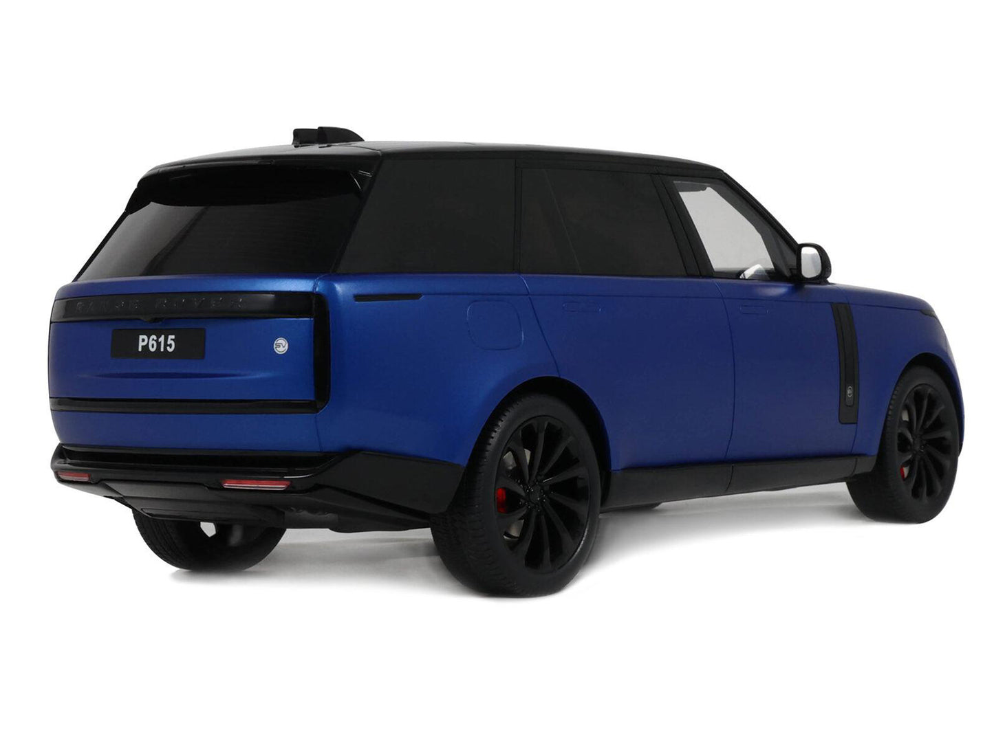 2024 Range Rover P615 SV Blue Metallic with Black Top 1/18 Model Car by GT Spirit