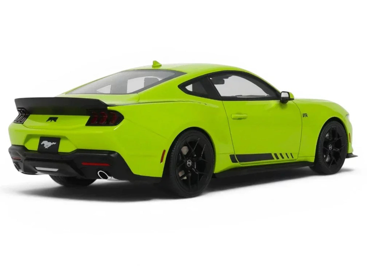 2025 Ford Mustang RTR Spec-3 Lime Green 1/18 Model Car by GT Spirit