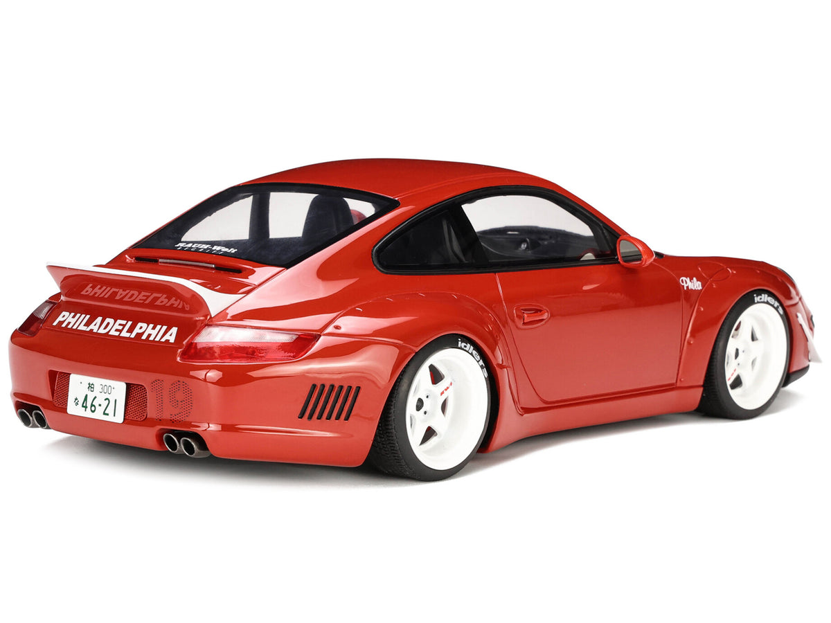 2021 Porsche 911 RWB "AKA Phila" Red 1/18 Model by GT Spirit