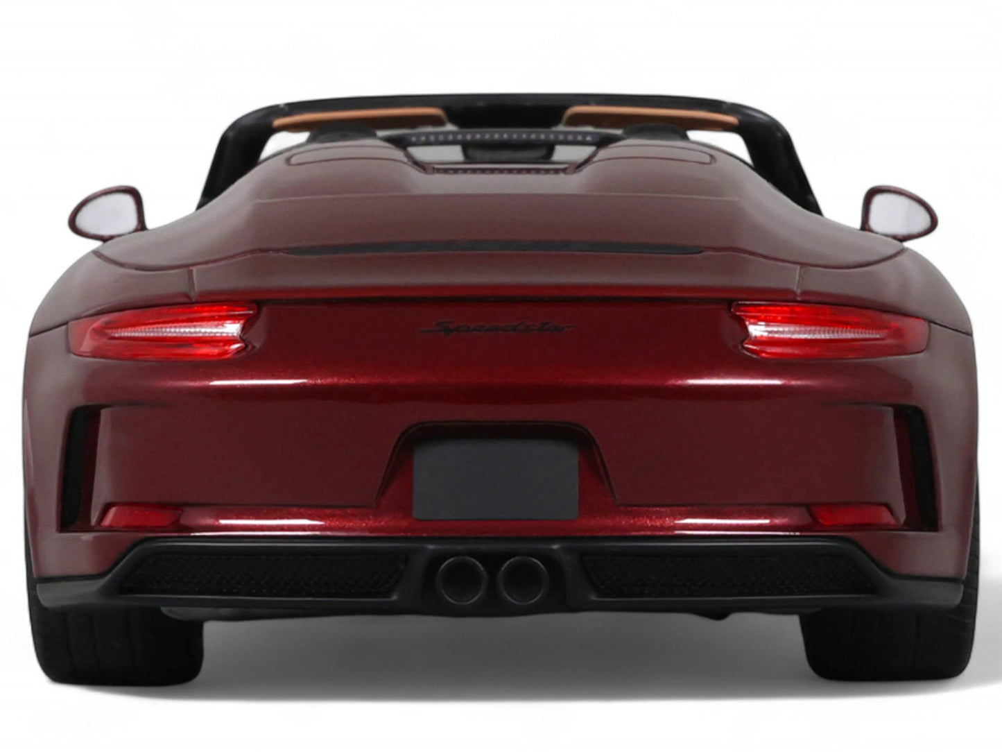 2019 Porsche 911 (991.2) Speedster #57 "Heritage Edition" Cherry Red Metallic 1/18 Model Car by GT Spirit