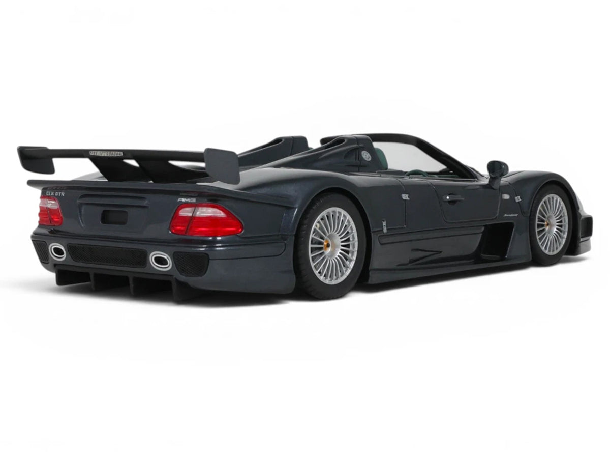 1999 Mercedes-Benz AMG CLK-GTR Roadster Gray Metallic 1/18 Model by GT Spirit