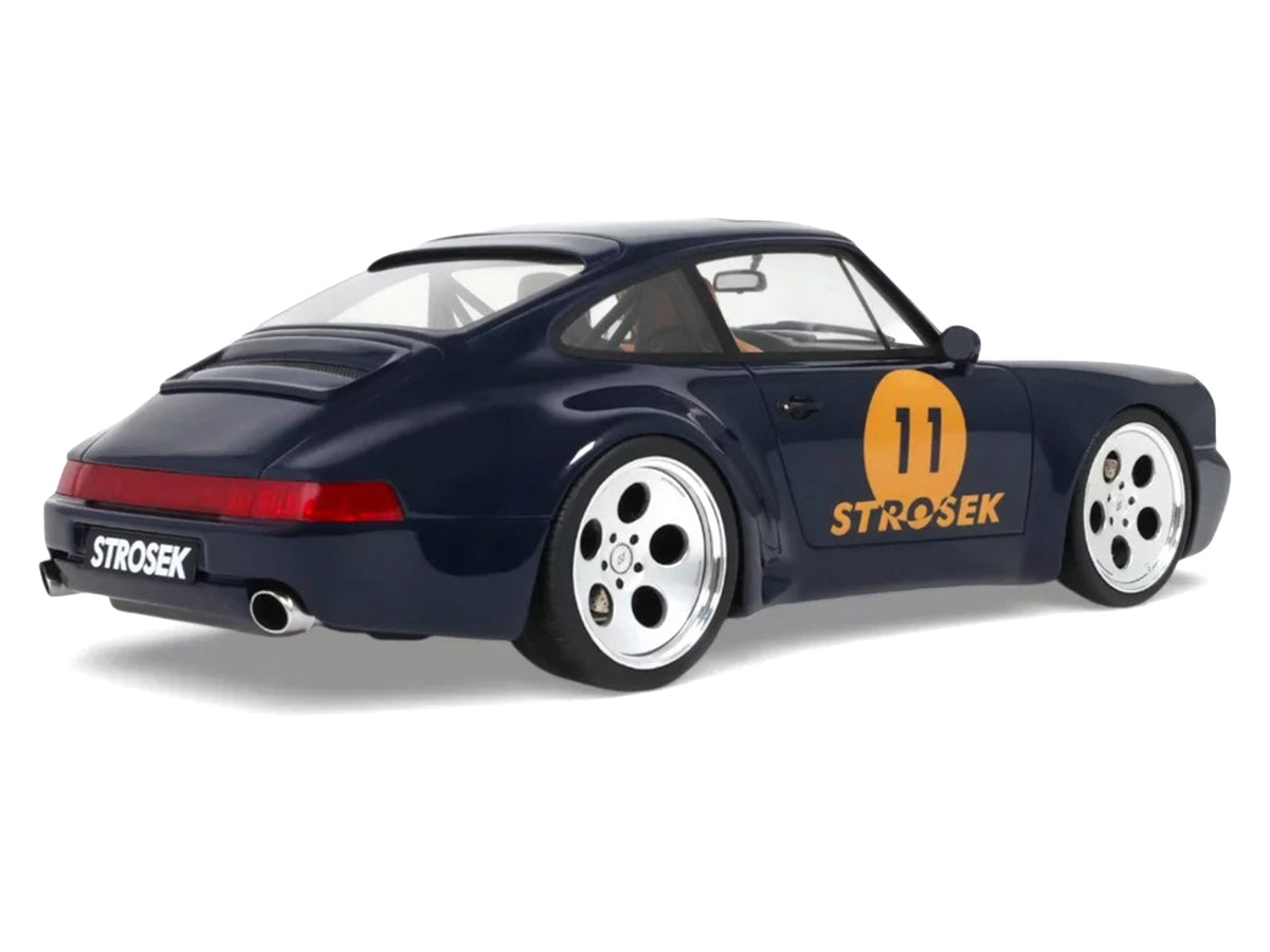 2024 Porsche 911 Strosek Mega 30 #11 Blue 1/18 Model by GT Spirit