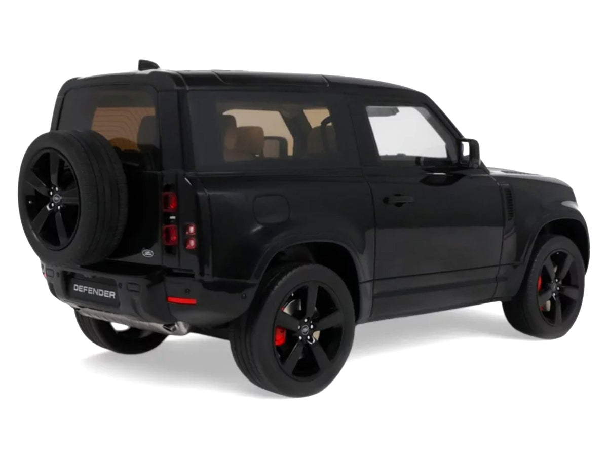 2021 Land Rover Defender 90 P400 X-Dynamic HSE Black Metallic 1/18 Model