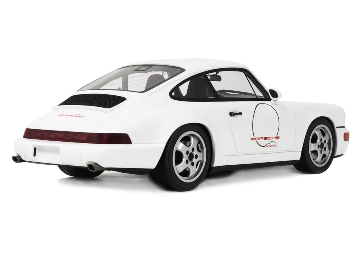 1992 Porsche 911 (964) "Carrera Cup - USA Edition" White 1/18 Model by GT Spirit