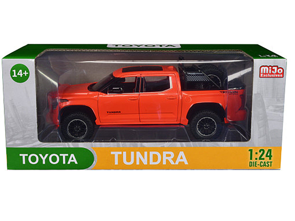 2023 Toyota Tundra TRD 4x4 Pickup Truck Solar Octane Orange Sunroof Wheel Rack