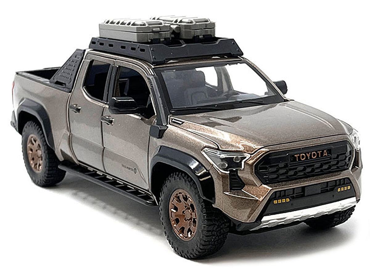 2024 Toyota Tacoma Trailhunter Edition Pickup Truck Bronze Metallic 1/24 Diecast