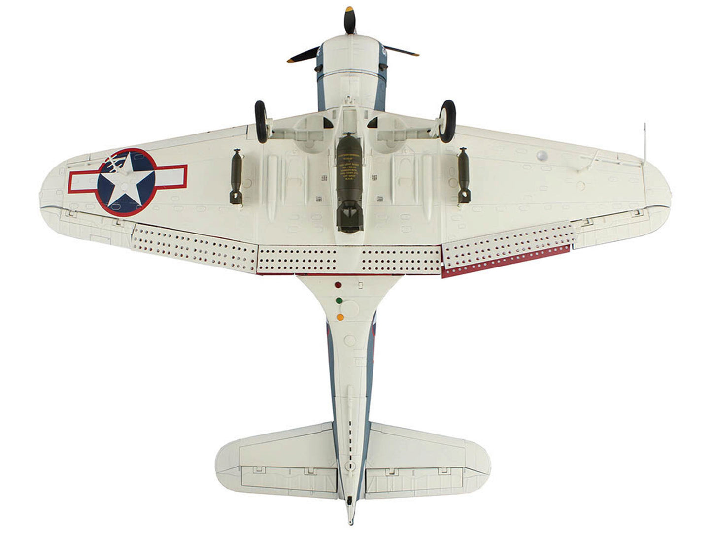 Douglas SBD-5 Dauntless Bomber Aircraft "VB-16 USS Lexington" (1943) United States Navy "Premium Collection" 1/32 Diecast Model by Hobby Master