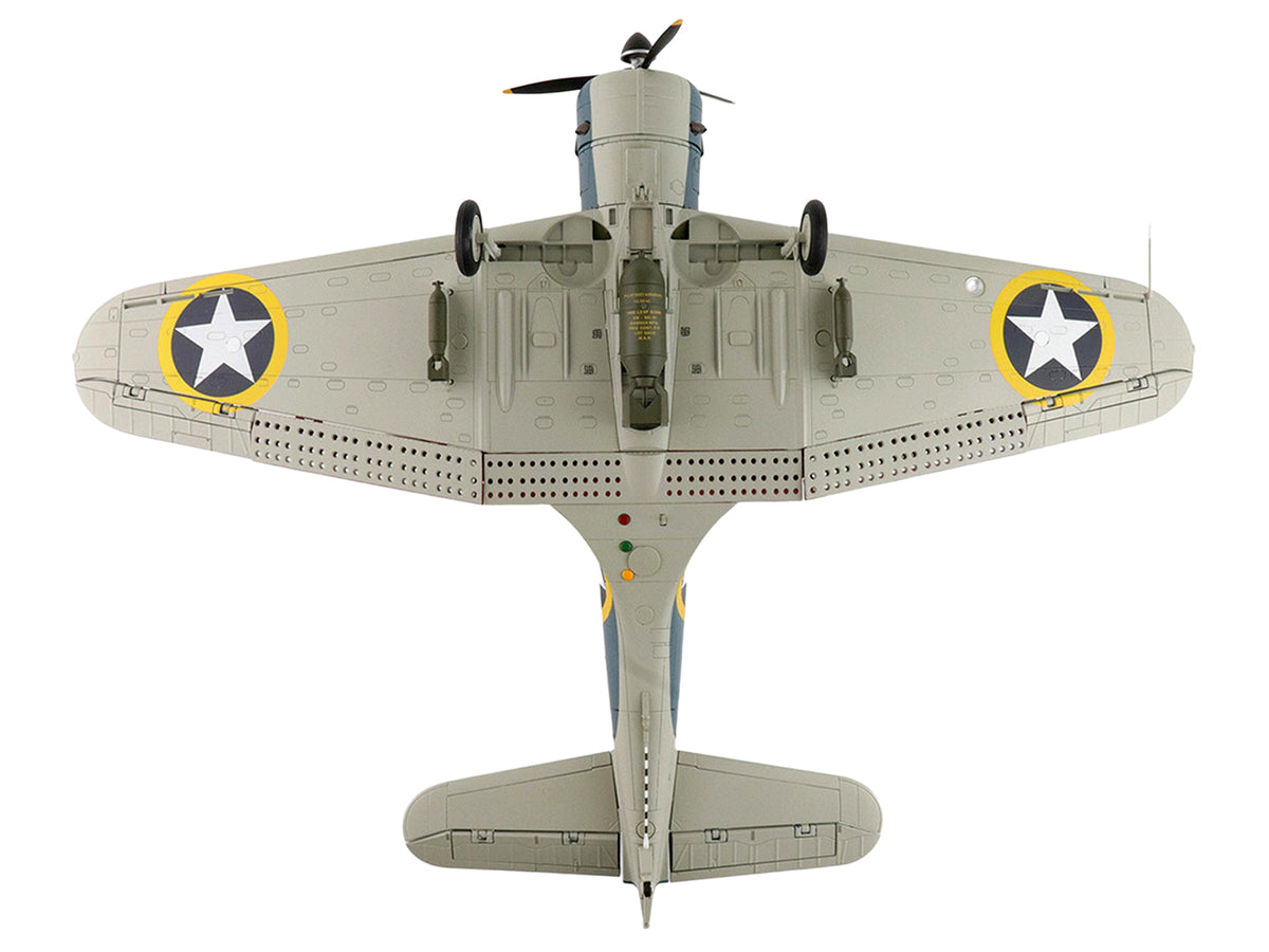 Douglas SBD-3 Dauntless Aircraft "06624 41-S-13 Operation Torch VS-41 USS Ranger" (1942) United States Navy "Premium Collection" 1/32 Diecast Model by Hobby Master