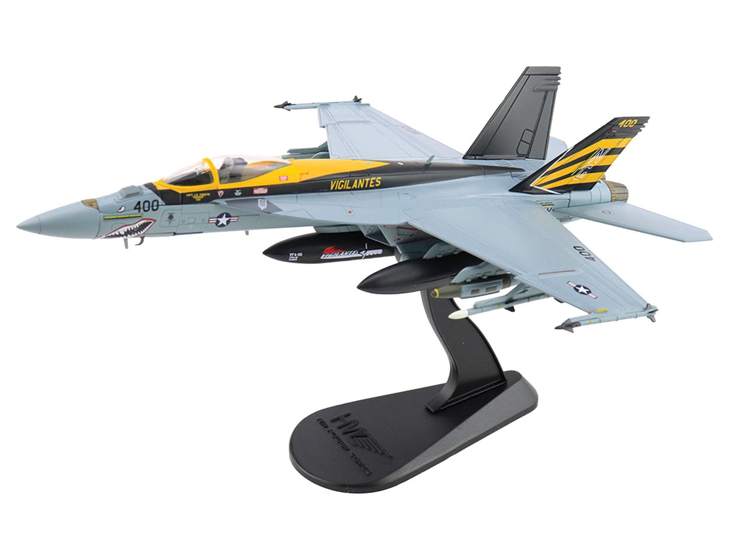 Boeing F/A-18E Super Hornet Fighter Aircraft "166828 VFA-151 Vigilantes USS Lincoln" (2021) United States Navy "Air Power Series" 1/72 T&y Diecast Model by Hobby Master
